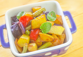 Image showing baked vegetables