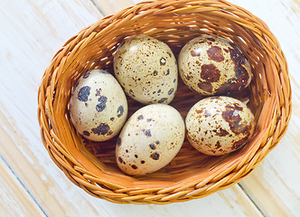 Image showing quail eggs