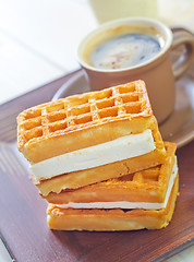 Image showing waffle