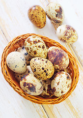 Image showing quail eggs