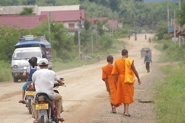 Image showing Road in Luang Prabang, Laos