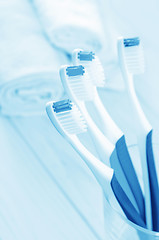 Image showing  toothbrushes