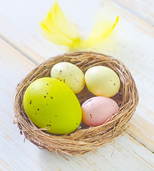 Image showing color eggs