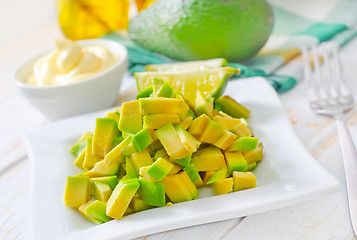 Image showing salad with avocado