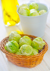 Image showing brussel cabbage