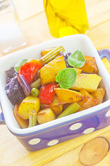 Image showing baked vegetables