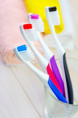 Image showing  toothbrushes