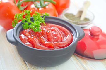 Image showing tomato sauce