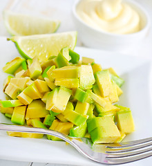 Image showing salad with avocado