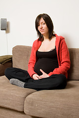 Image showing young pregnant woman