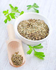 Image showing dry parsley