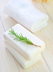 Image showing White soap