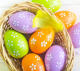 Image showing Easter eggs