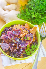 Image showing fried cabbage