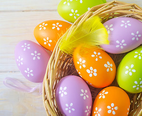 Image showing Easter eggs