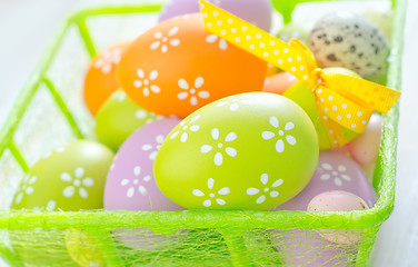 Image showing easter eggs