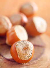 Image showing hazelnuts