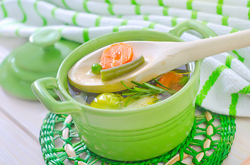 Image showing vegetarian soup