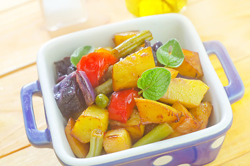 Image showing baked vegetables