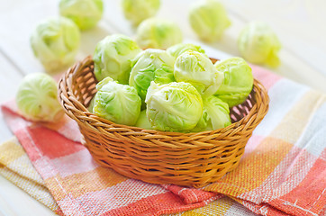 Image showing brussel cabbage