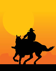 Image showing Sunset Rider