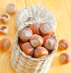 Image showing hazelnuts