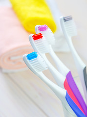 Image showing  toothbrushes