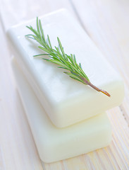 Image showing White soap