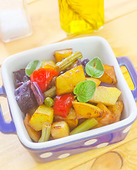 Image showing baked vegetables