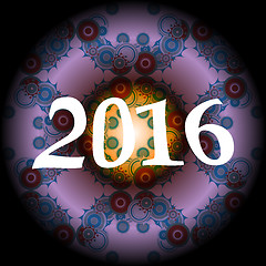 Image showing 2016 creative greeting card design