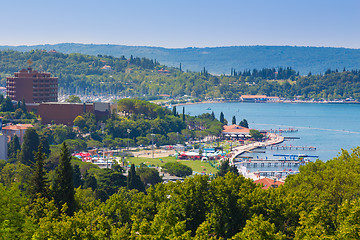 Image showing View of Portoroz town, Slovenai.