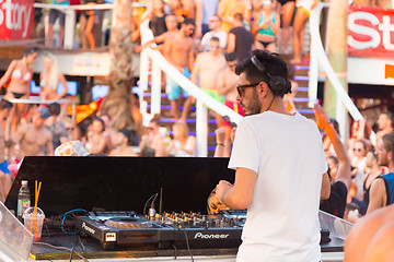 Image showing Party on Zrce beach, Novalja, Pag island, Croatia.