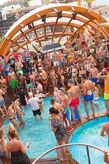 Image showing Party on Zrce beach, Novalja, Pag island, Croatia.