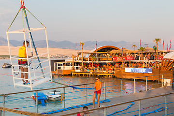 Image showing Party on Zrce beach, Novalja, Pag island, Croatia.