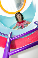 Image showing Asian Chinese Girl In Playground