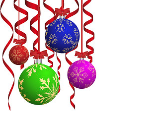 Image showing Christmas balls 