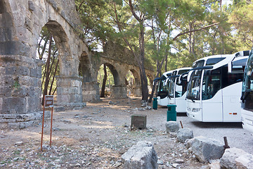 Image showing buses in Phaselis