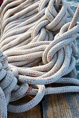 Image showing coiled ropes