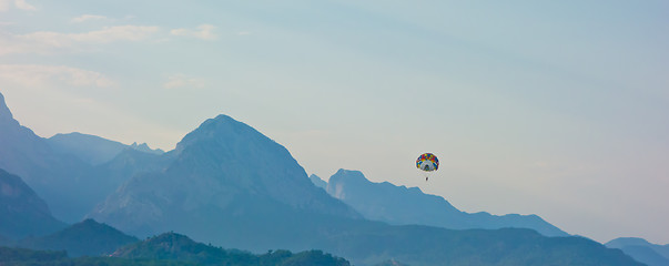 Image showing parasailing