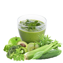 Image showing Healthy Green Smoothie