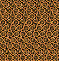 Image showing wallpapers with round abstract brown patterns