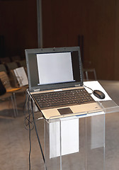 Image showing Laptop Conference Presentation