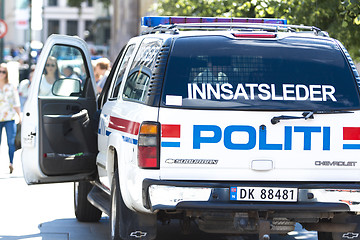 Image showing Police Vehicle