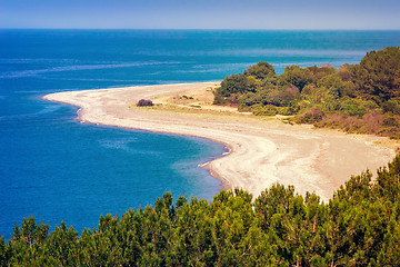 Image showing Landscape with sea views. Pitsunda, Abkhazia.