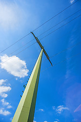 Image showing power supply mast