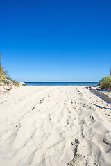 Image showing Baltic sea, beach