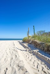 Image showing beach of Baltic Sea, Poland