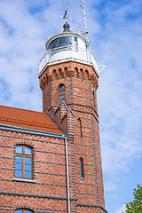 Image showing Old lighthouse in Ustka, Poland