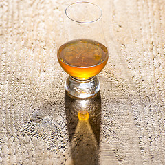 Image showing Whisky with sun shadow