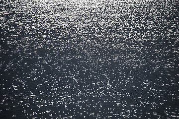 Image showing water reflection during sunrise over the sea